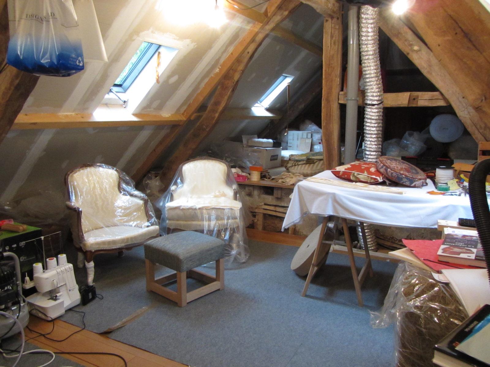 L’atelier dans mon grenier