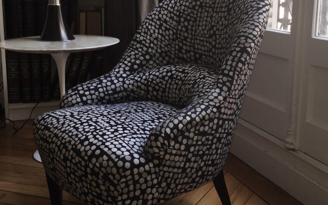 Chauffeuse crapaud Napoléon III